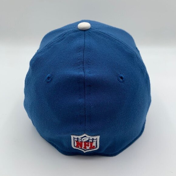 Indianapolis Colts NFL Blue Gray New Era 39Thirty Stretch Fitted Hat Mens S/M - Picture 3 of 5